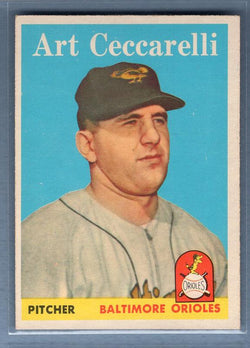1958 Topps #191 Art Ceccarelli VG-EX     G0364
