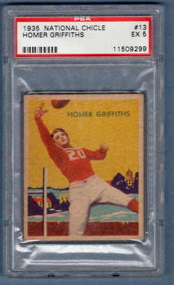 1935 National Chicle #13 Homer Griffiths PSA 5