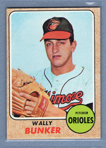 1968 Topps #489 Wally Bunker EX  GO180