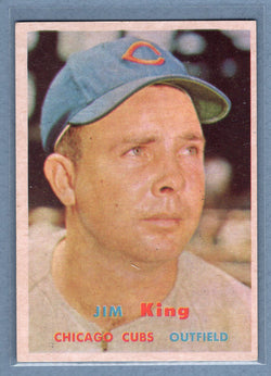 1957 Topps #186 Jim King  EX-MT   GO260