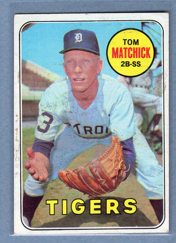 1969 Topps #344 Tom Matchick (st) VG  GO577
