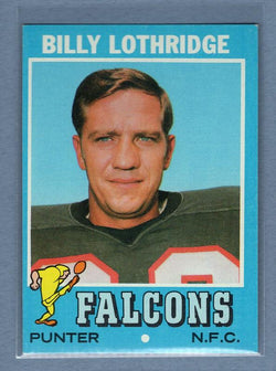 1971 Topps #29 Billy Lothridge EX-MT  GO32