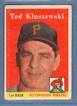 1958 Topps #178 Ted Kluszewski VG  GO240