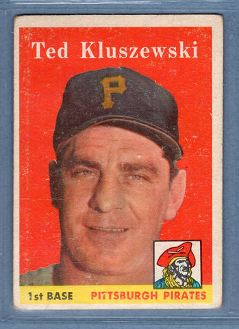 1958 Topps #178 Ted Kluszewski VG  GO240