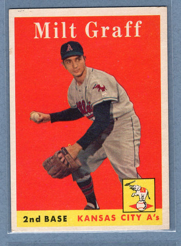 1958 Topps #192 Milt Graff  EX  GO387
