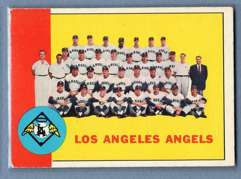 1963 Topps #39 Angels Team VG-EX Set Break