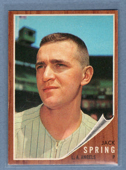 1962 Topps #257 Jack Spring  EX  GO522