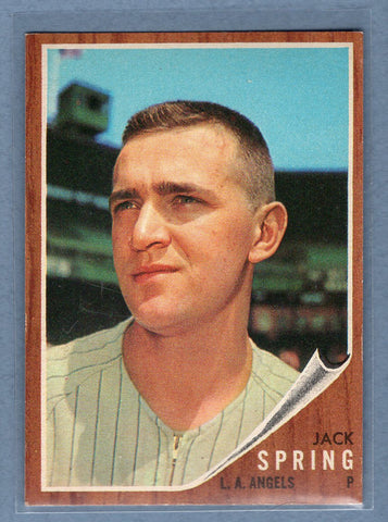 1962 Topps #257 Jack Spring  EX  GO522