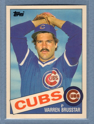 1985 Topps Tiffany #189 Warren Brusstar NM