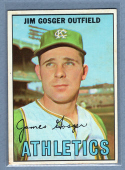 1967 Topps #17 Jim Gosger EX  GO368