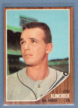 1962 Topps #259 Lou Klimchock  EX  GO522