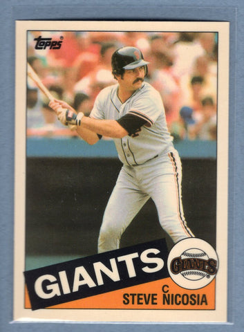 1985 Topps Tiffany #191 Steve Nicosia NM