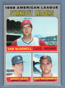 1970 Topps #72 AL Strikeout Leaders (Lolich)  (b) EX-MT  GO900