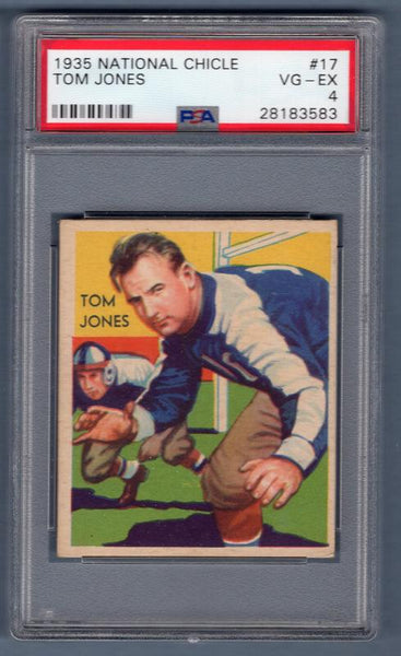 1935 National Chicle #17 Tom Jones PSA 4