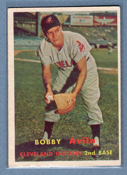 1957 Topps #195 Bobby Avila  EX   GO260