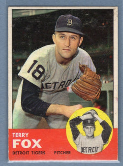1963 Topps #44 Terry Fox VG-EX Set Break