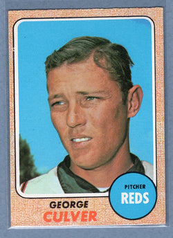 1968 Topps #319 George Culver (a)EX-MT  GO507
