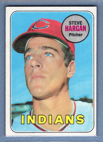 1969 Topps #348 Steve Hargan (b) VG-EX  GO577