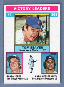 1976 Topps #199 Nl Victory Leaders  (a) EX  GO450
