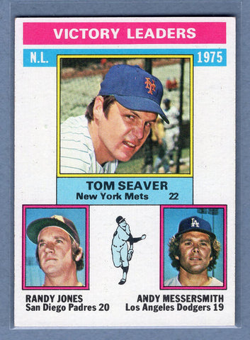 1976 Topps #199 Nl Victory Leaders  (a) EX  GO450