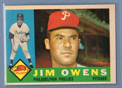 1960 Topps #185 Jim Owens EX  GO480