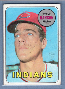 1969 Topps #348 Steve Hargan (st) (c) VG-EX  GO577
