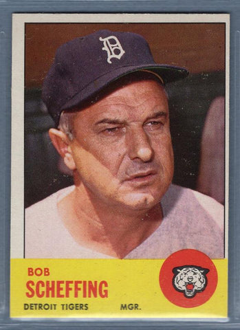1963 Topps #134 Bob Scheffing EX-MT  GO393