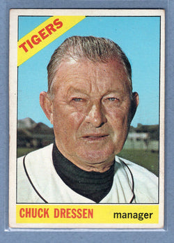 1966 Topps #187 Chuck Dressen VG-EX  GO300