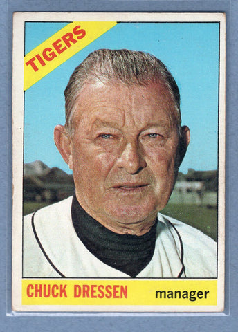 1966 Topps #187 Chuck Dressen VG-EX  GO300