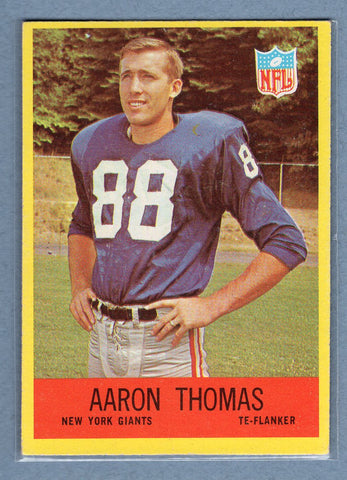 1967 Philadelphia #119 Aaron Thomas EX-MT   GO118