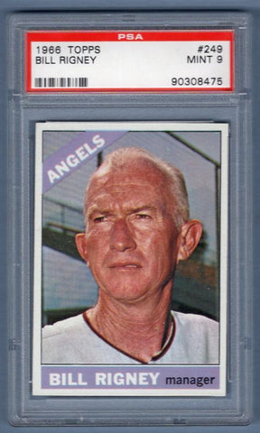 1966 Topps #249 Bill Rigney PSA 9