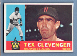 1960 Topps #392 Tex Clevenger  VG  GO257