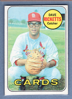 1969 Topps #232 Dave Ricketts (b) (st) VG  GO265