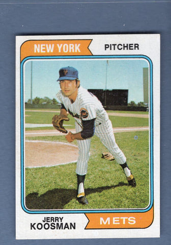 1974 Topps Baseball #356 Jerry Koosman NM-MT 001