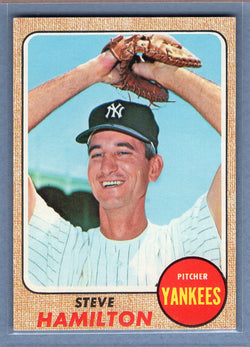 1968 Topps #496 Steve Hamilton EX-MT  GO180
