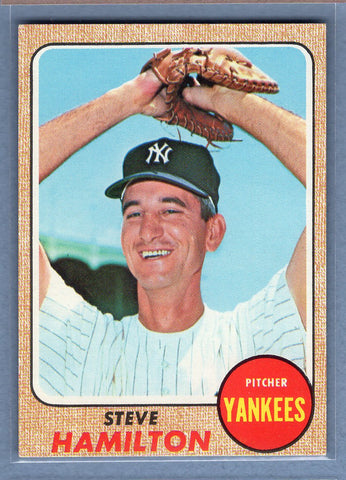 1968 Topps #496 Steve Hamilton EX-MT  GO180