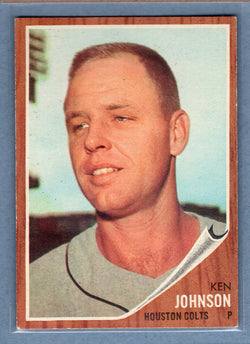 1962 Topps #278 Ken Johnson  EX  GO522