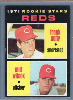 1971 Topps #164 Reds Rookies (Frank Duffy/Milt Wilcox)  EX  GO747