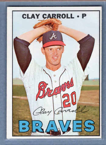 1967 Topps #219 Clay Carroll EX-MT  GO460