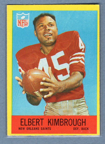 1967 Philadelphia #124 Elbert Kimbrough EX-MT   GO118