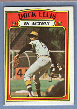 1972 Topps #180 Dock Ellis IA EX  GO500