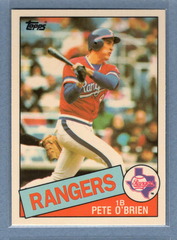 1985 Topps Tiffany #196 Pete O'Brien NM