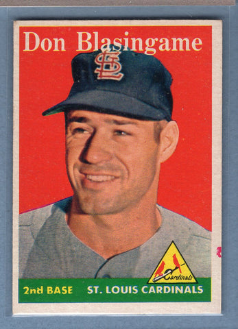 1958 Topps #199 Don Blassingame  VG-EX  GO387