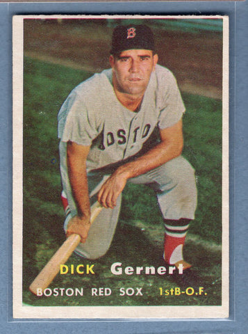 1957 Topps #202 Dick Gernert (b) EX   GO260