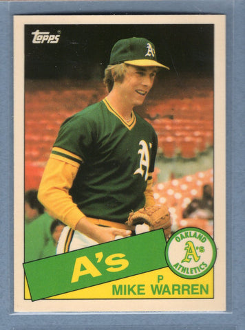 1985 Topps Tiffany #197 Mike Warren NM