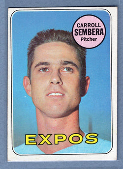 1969 Topps #351 Carroll Sembera (c) EX  GO577