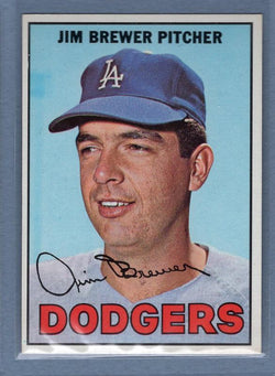 1967 Topps #31 Jim Brewer EX-MT Set Break GO428