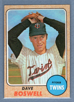1968 Topps #322 Dave Boswell (a)EX-MT  GO507