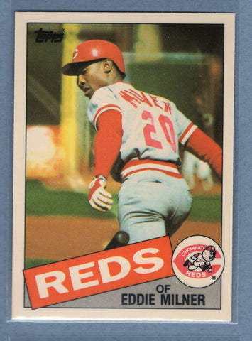 1985 Topps Tiffany #198 Eddie Milner NM