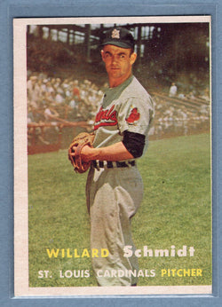 1957 Topps #206 Willard Schmidt  EX   GO260